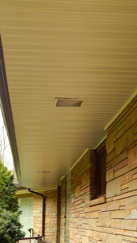 Ventilated Aluminum Soffit Panels to Maximize Proper Intake Venting