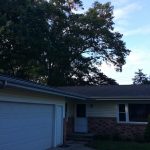 Charcoal Gutter Topper to Match the Color of the Shingles