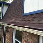 New Seamless Gutters with Royal Brown Gutter Topper