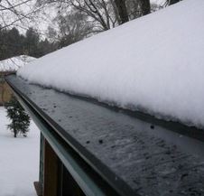 Heated gutter