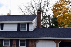 Dennison Exterior Solutions & Gutter Topper: CertainTeed LandMark Pro Moire Black Shingles 