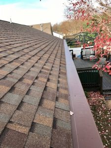 Dennison Exterior Solutions & Gutter Topper - with Royal Brown Gutter Topper