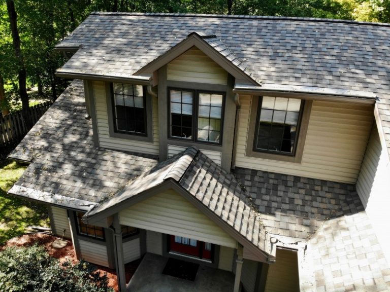 Light Bronze Gutter Topper Dennison Exterior Solutions & Gutter Topper