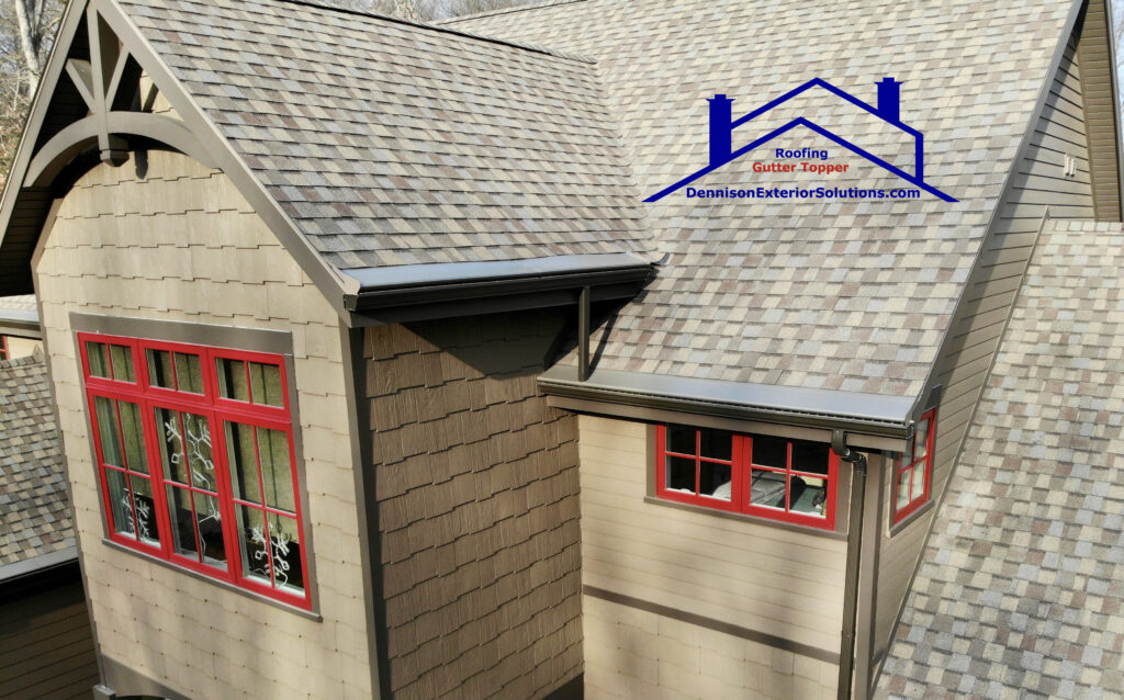 Seamless Gutters Light Bronze Dennison Exterior Solutions & Gutter