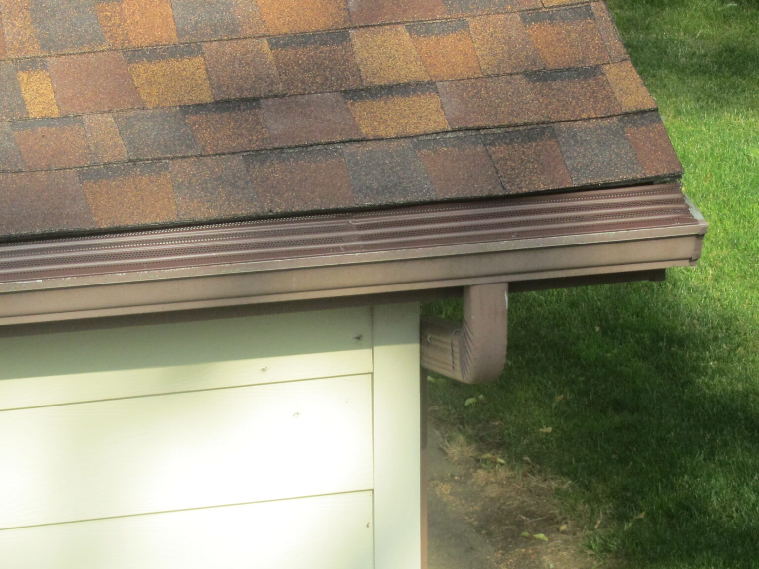 Royal Brown Solution Gutter Guards Dennison Exterior