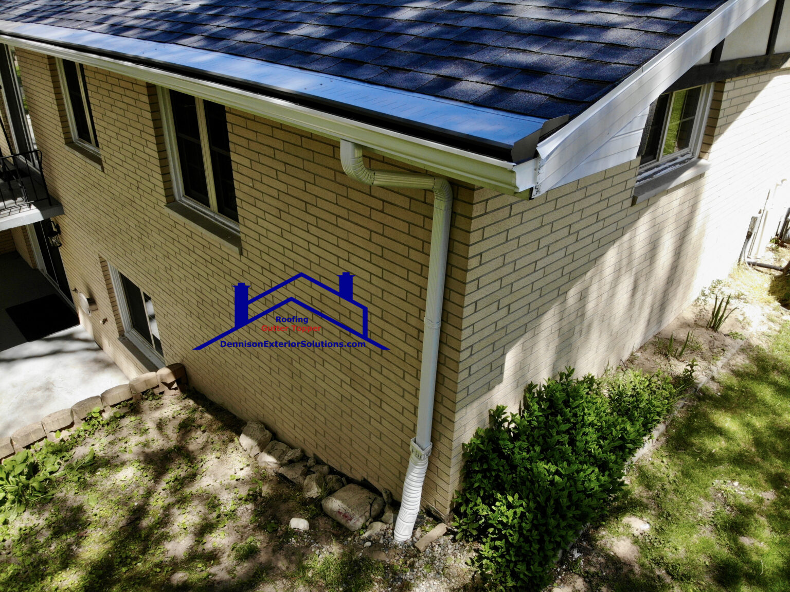 Gutter Topper Charcoal Dennison Exterior Solutions & Gutter Topper