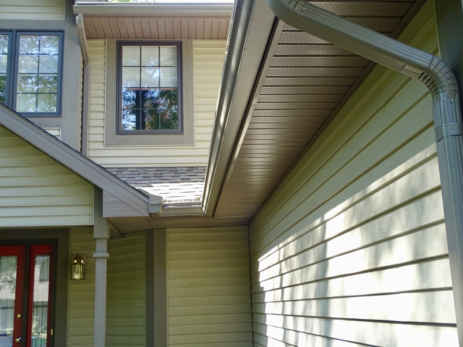 Soffit & Fascia Light Bronze Dennison Exterior Solutions & Gutter