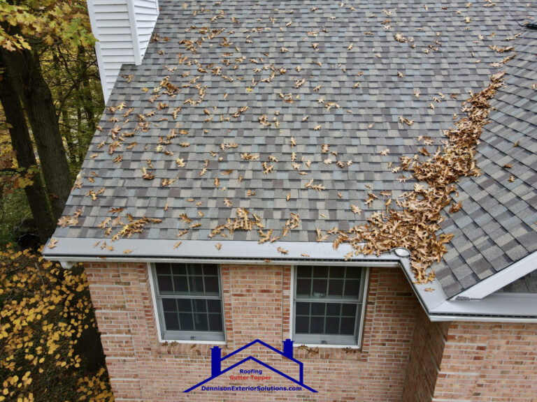 Gutter Topper Light Bronze Dennison Exterior Solutions & Gutter Topper