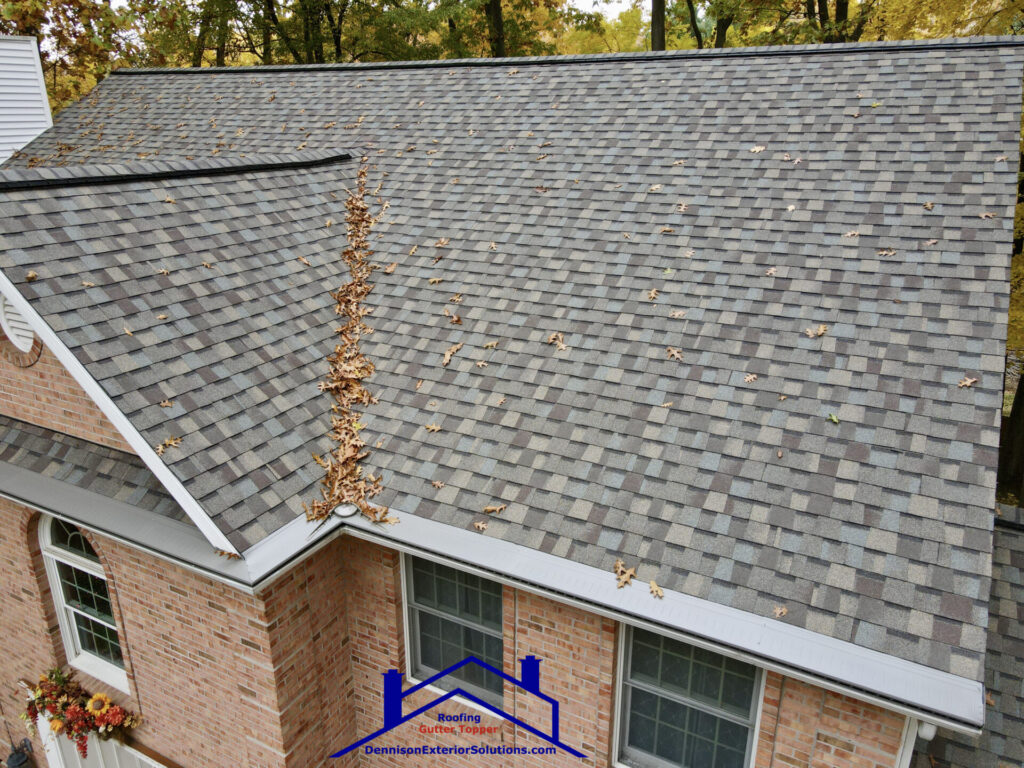 Gutter Topper Light Bronze Dennison Exterior Solutions & Gutter Topper