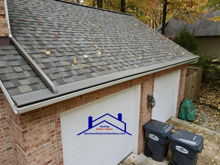 Gutter Topper Light Bronze Dennison Exterior Solutions & Gutter Topper