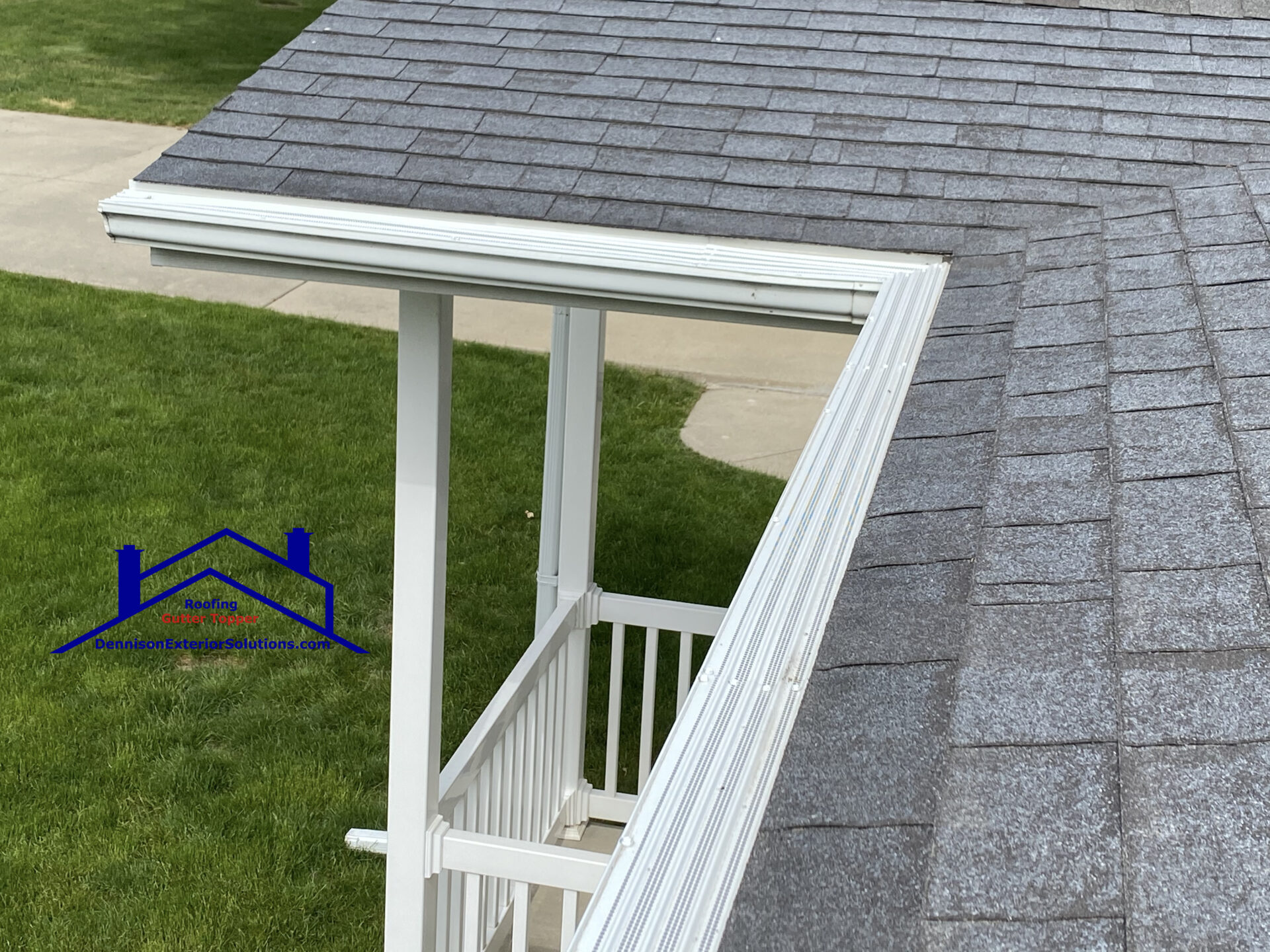 White Solution Gutter Covers