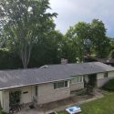Front of a Berrien Springs, MI ranch home with a new CertainTeed NorthGate Driftwood roof