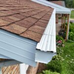 St. Joseph MI Siding Soffit Fascia Solution 04 White aluminum fascia, seamless gutter and Solution gutter cover in St. Joseph, MI