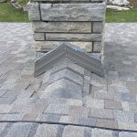 Berrien Springs MI Roof Gutter Topper 05 New chimney flashing on a NorthGate Driftwood roof in Berrien Springs, MI