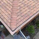 Solution gutter guard where a roof valley meets the gutter in Berrien Springs, MI