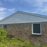 St. Joseph MI Siding Soffit Fascia Solution 06 New CertainTeed vinyl siding on the house gable in St. Joseph, MI