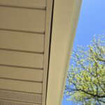 New vented Wicker aluminum soffit and fascia in Berrien Springs, MI