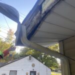 Benton Harbor MI Seamless Gutters Needle Guard Fascia Soffit 11 New seamless gutter, downspout and soffit on a Benton Harbor, MI home