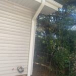 Benton Harbor MI Seamless Gutters Needle Guard Fascia Soffit 13 White oversized downspout with extension in Benton Harbor, MI