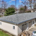 New CertainTeed NorthGate roof over the attached garage of a Baroda, MI home