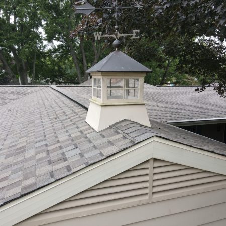 New NorthGate roof around garage cupola in Stevensville, MI